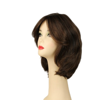Load image into Gallery viewer, REGINA DARK BROWN WITH REDDISH HIGHLIGHTS MULTI-DIRECTIONAL SKIN TOP SIZE S
