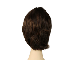 Load image into Gallery viewer, REGINA DARK BROWN WITH REDDISH HIGHLIGHTS MULTI-DIRECTIONAL SKIN TOP SIZE S

