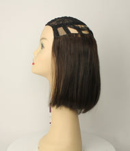 Load image into Gallery viewer, Hat Fall Avalon Dark Brown with Dark Red highlights Size M 10&#39;&#39;
