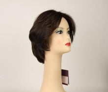Load image into Gallery viewer, Linda  Dark Brown With Brown Highlights  Skin Top Size M
