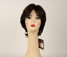 Load image into Gallery viewer, Linda Dark Brown with Brown highlights Skin Top Size S

