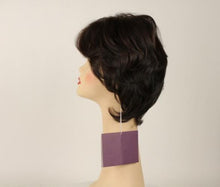 Load image into Gallery viewer, Linda Dark Brown with Brown highlights Skin Top Size S
