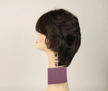Load image into Gallery viewer, Dark Brown With Brown Highlights Linda Skin Top Size M
