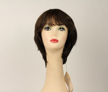 Load image into Gallery viewer, Linda Dark Brown With Warm Highlights Multi-Directional Skin Top Size M
