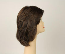 Load image into Gallery viewer, Shlomit Dark Brown with Light Brown highlights Skin Top Size M pre-cut
