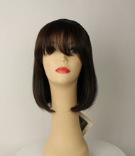 Load image into Gallery viewer, AVALON FALL WITH BANGS DARK BROWN WITH REDDISH HIGHLIGHTS SIZE S
