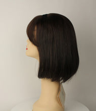 Load image into Gallery viewer, AVALON FALL WITH BANGS DARK BROWN WITH REDDISH HIGHLIGHTS SIZE S
