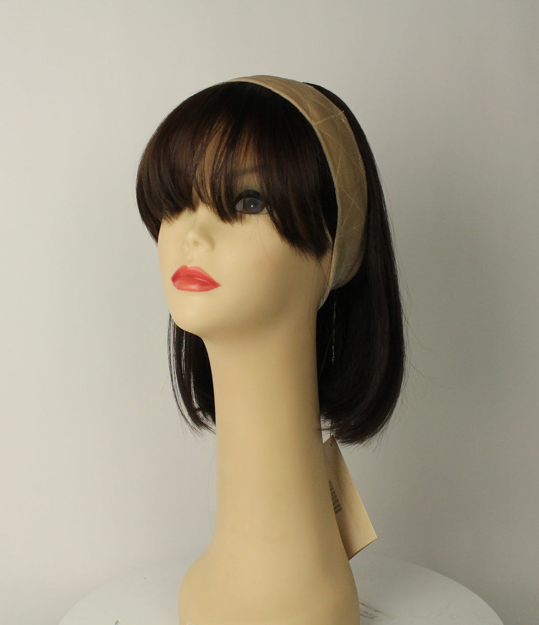 AVALON FALL WITH BANGS DARK BROWN WITH REDDISH HIGHLIGHTS SIZE S