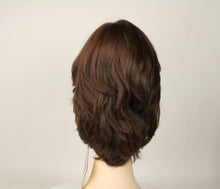 Load image into Gallery viewer, Shlomit Brown with Red highlights  Skin Top Size M
