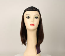 Load image into Gallery viewer, Hat Fall Avalon Dark Brown With Dark Red Highlights Size L 12&#39;&#39;
