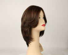 Load image into Gallery viewer, Shlomit Medium Brown With Blonde Highlights Skin Top Size S
