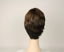 Load image into Gallery viewer, Shlomit Medium Brown With Blonde Highlights Skin Top Size M
