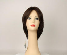 Load image into Gallery viewer, Shlomit Dark Brown with Warm highlights Skin Top Size S

