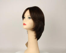 Load image into Gallery viewer, Shlomit Dark Brown with Warm highlights Skin Top Size S
