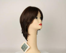 Load image into Gallery viewer, Shlomit Dark Brown with Warm highlights Skin Top Size S
