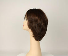 Load image into Gallery viewer, Shlomit Brown With Reddish Highlights Skin Top Size M
