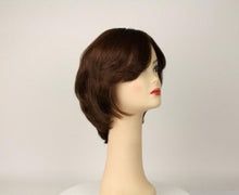 Load image into Gallery viewer, Shlomit Brown With Reddish Highlights Skin Top Size M
