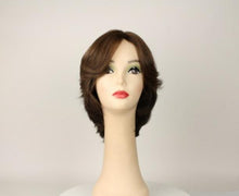 Load image into Gallery viewer, Shlomit Medium Brown With Blonde Highlights Skin Top Size M
