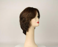 Load image into Gallery viewer, Shlomit Medium Brown With Blonde Highlights Skin Top Size M
