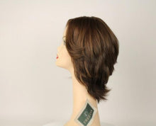 Load image into Gallery viewer, Shlomit Medium Brown With Blonde Highlights Skin Top Size M
