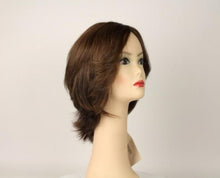 Load image into Gallery viewer, Shlomit Medium Brown With Blonde Highlights Skin Top Size M
