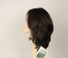 Load image into Gallery viewer, Shlomit Dark Brown with Brown highlights Skin Top Size S
