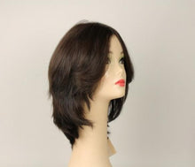 Load image into Gallery viewer, Shlomit Dark Brown with Brown highlights Skin Top Size S
