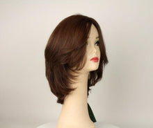 Load image into Gallery viewer, Shlomit  Brown With Red Highlights Skin Top Size M
