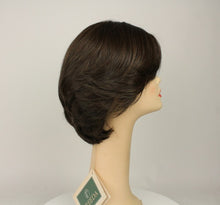 Load image into Gallery viewer, Dorothy Dark Brown With Light Brown Highlights Skin Top Size S Pre-Cut
