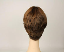 Load image into Gallery viewer, Linda Light Brown With Blended Lowlights And Reddish Highlights Multi-Directional Skin Top Size M
