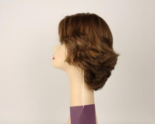 Load image into Gallery viewer, Linda Light Brown With Warm Blonde Highlights Multi-Directional Skin Top Size M
