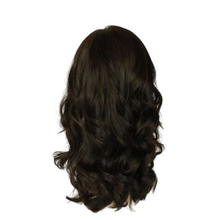 Load image into Gallery viewer, Mimi Wavy Dark Brown With Brown Highlights Multi-Directional Skin Top Size M
