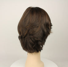 Load image into Gallery viewer, OLIVIA 2000 DARK BROWN WITH LIGHT BROWN HIGHLIGHTS MULTI-DIRECTIONAL SKIN TOP SIZE M
