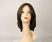 Load image into Gallery viewer, Olivia 2000 Medium Brown With Blonde Highlights Multi-Directional Skin Top Size M
