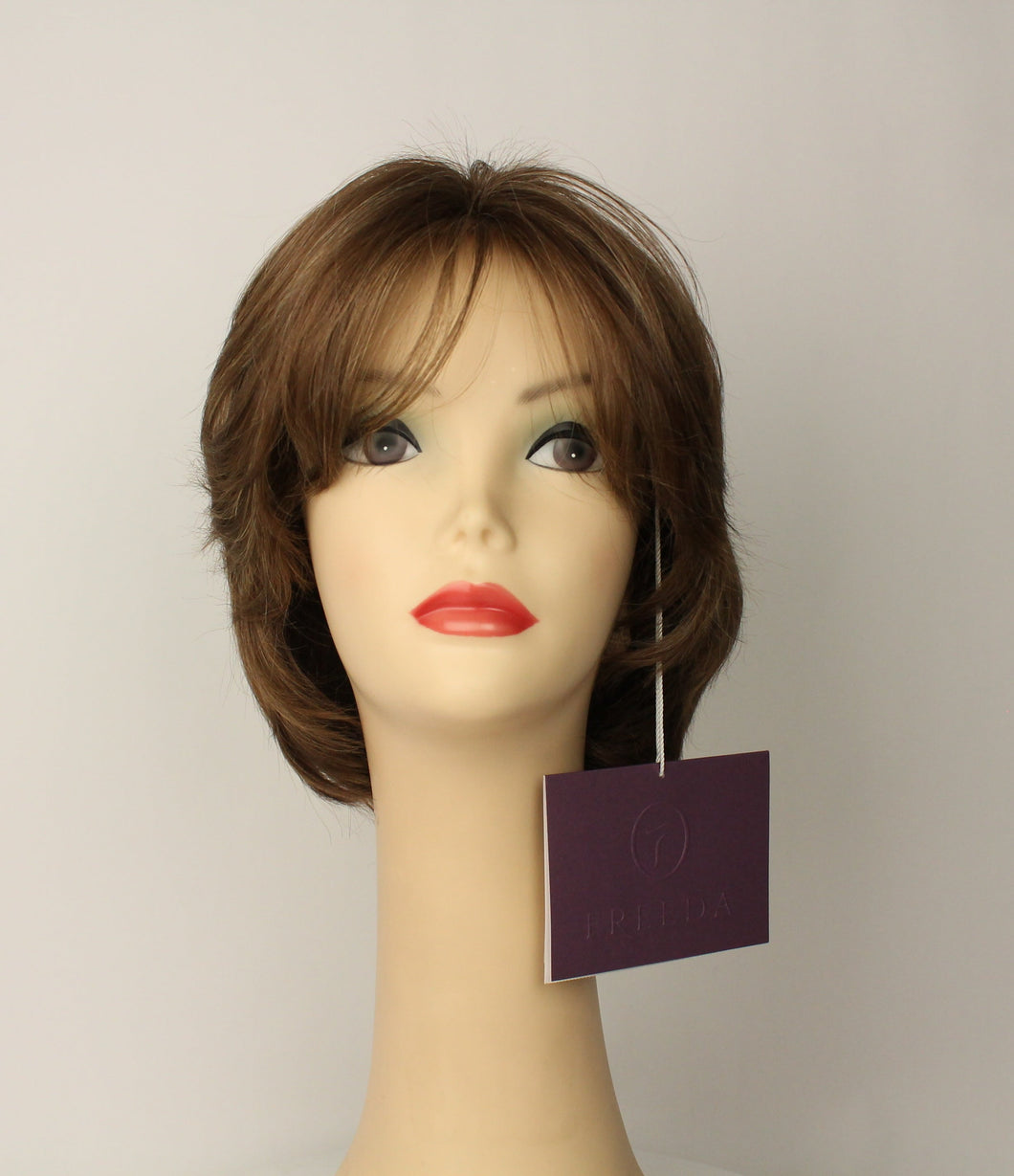 OLIVIA LIGHT BROWN WITH ASH BLONDE HIGHLIGHTS HAND TIED RALPH CAP SIZE M