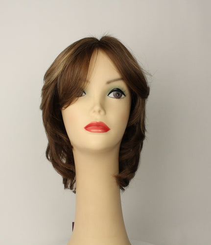 Olivia Light Brown With Ash Blonde Highlights Hand Tied Ralph Cap Size M