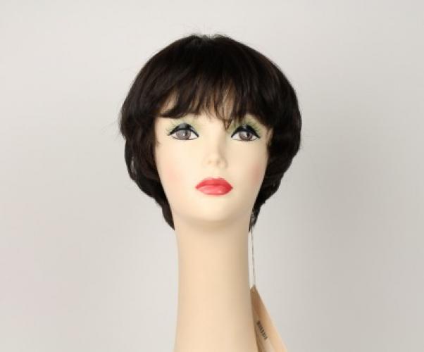 Linda Deep Dark Brown With Medium Brown Highlights Size M
