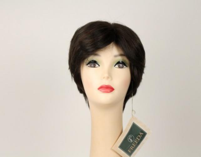 Linda Deep Dark Brown with Medium Brown highlights Size M