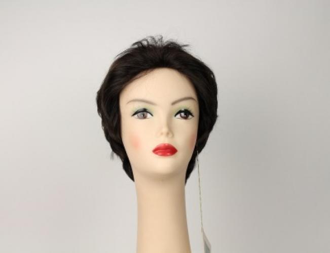 Linda Deep Dark Brown With Medium Brown Highlights Size M