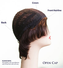 Load image into Gallery viewer, Dark Brown With  Brown Highlights Olivia 2000 Multi-Directional Skin Top Size M
