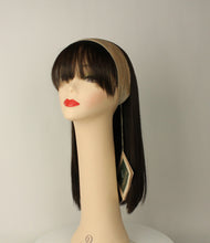 Load image into Gallery viewer, Avalon Fall With Bangs Dark Brown Size L
