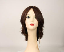 Load image into Gallery viewer, Shlomit Brown with Red highlights Multi-Directional  Skin Top Size S
