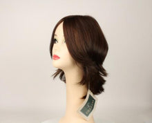 Load image into Gallery viewer, Shlomit Brown with Red highlights Multi-Directional  Skin Top Size S
